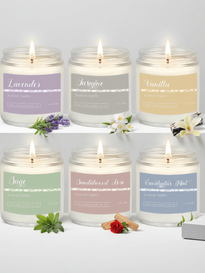 1 شمعة معطرة (3.5 أونصة) في علبة، هدايا عيد الأم، ديكور منزلي للربيع، هدايا شمع عيد ميلاد للصديقات، هدايا للتخييم، هدايا للمحبين للخارج، شموع، هدايا، ديكور منزلي، مناسبة لغرفة النوم والحمام، عطر دائم، مع زيوت عطرية، هدية مثالية للعائلة والأصدقاء