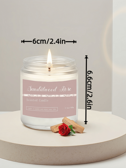 1 شمعة معطرة (3.5 أونصة) في علبة، هدايا عيد الأم، ديكور منزلي للربيع، هدايا شمع عيد ميلاد للصديقات، هدايا للتخييم، هدايا للمحبين للخارج، شموع، هدايا، ديكور منزلي، مناسبة لغرفة النوم والحمام، عطر دائم، مع زيوت عطرية، هدية مثالية للعائلة والأصدقاء