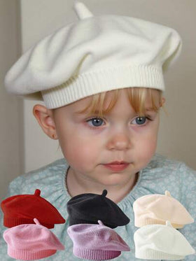 قبعة بيريه للأطفال الرضع قبعة فنان صغير للأطفال الصغار في فصل الخريف والشتاء، قبعة دافئة للأطفال الصغار من الجنسين من عمر 0-4 سنوات