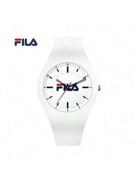 ساعة كوارتز للسيدات من FILA - قرص لؤلؤي وسوار من الجلد | ساعة هدية أنيقة لها - للمكتب والمناسبات والاستخدام اليومي