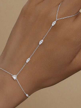 EleRunis مجموعة سوار وخاتم فضة عيار 925 بتصميم عين الشيطان الرقيق، سوار وخاتم مرصع بالزركونيا المكعبة، مجوهرات للجسم، مناسبة للارتداء اليومي، الزفاف، الحفلات، الخطوبة، عيد الحب، والذكرى السنوية