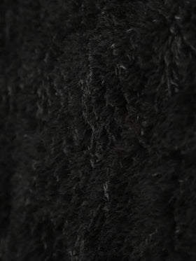 Manfinity Homme معطف شتوي للرجال بأكمام طويلة وقلنسوة، لون أسود أحادي عملي وأنيق، بطانة حرارية، دافئ، مناسب للأعمال والأوقات العادية، للخريف