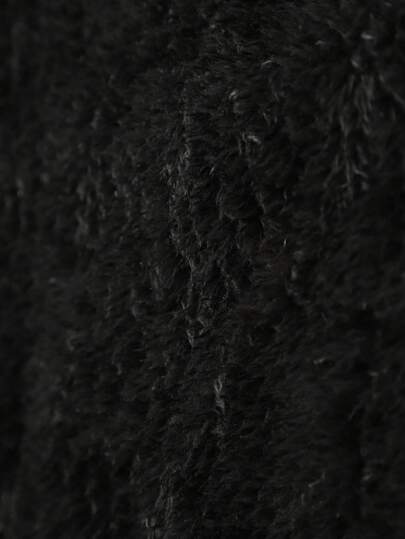 Manfinity Homme معطف شتوي للرجال بأكمام طويلة وقلنسوة، لون أسود أحادي عملي وأنيق، بطانة حرارية، دافئ، مناسب للأعمال والأوقات العادية، للخريف