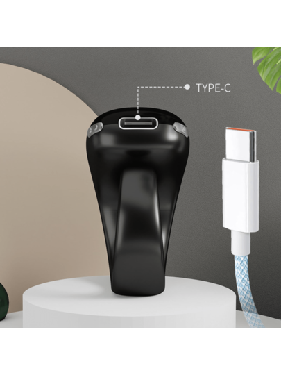 خاتم صلاة ذكي أزياء OLED، ساعة عداد الخواتم - عداد رقمي رياضي أسود، يدعم 99,999 عد، تصميم مدمج، مع شحن USB، مناسب للاستخدام اليومي، مثل جرد المستودع، عد الصلاة، هدايا العطلات، إلخ.