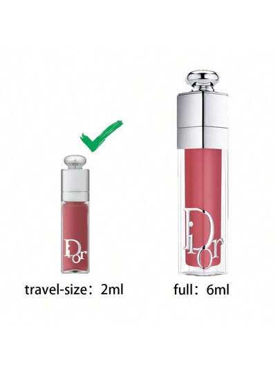 حجم السفر Dior Addict Lip Maximizer - تأثير نفخ فوري وطويل الأمد - ترطيب لمدة 24 ساعة #009-Intense Rosewood 2مل/0.07أونصة.