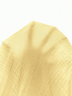 SHEIN EZwear جمبسوت قطن مضفر للنساء بأكتاف مكشوفة وظهر مكشوف، ملابس سياحية مريحة للصيف
