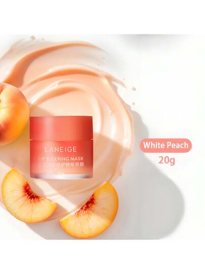 Laneige 20 جرام/0.7 أونصة قناع نوم للشفاه بنكهة الخوخ: #مغذي #مرطب #ناعم، لين، مرطب للشفاه