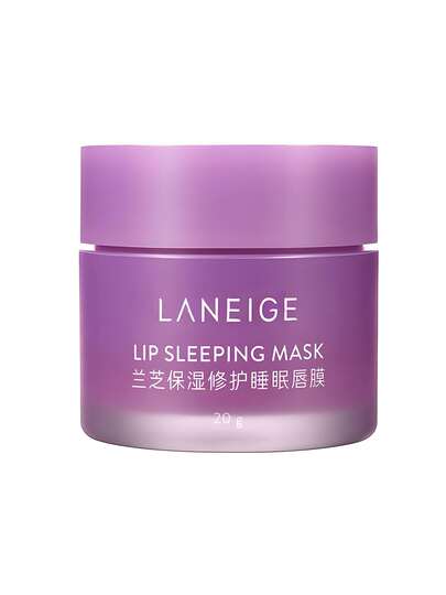 Laneige 20 جرام/0.7 أونصة قناع نوم للشفاه بنكهة العنب: #مغذي ومرطب #ناعم وطري ومرطب للشفاه