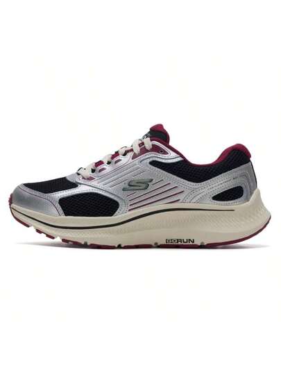 Skechers أحذية الجري للرجال Go Run Consistent 2.0، خفيفة الوزن ومريحة للرياضة اليومية والأنشطة الخارجية، 220884-BKRD