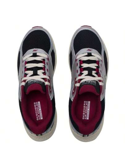 Skechers أحذية الجري للرجال Go Run Consistent 2.0، خفيفة الوزن ومريحة للرياضة اليومية والأنشطة الخارجية، 220884-BKRD