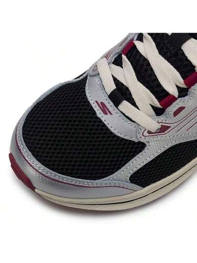 Skechers أحذية الجري للرجال Go Run Consistent 2.0، خفيفة الوزن ومريحة للرياضة اليومية والأنشطة الخارجية، 220884-BKRD