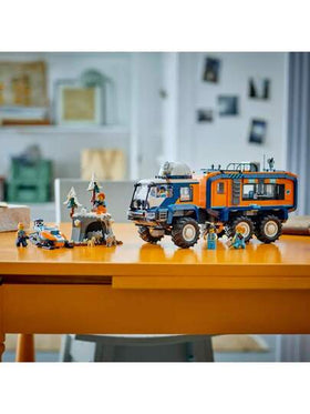 LEGO شاحنة مختبر استكشاف القطب الشمالي - لعبة بناء علمية - مجموعة لعب تظاهرية للأولاد والبنات من عمر 8 سنوات فما فوق - شاحنة لعبة قابلة للبناء للأطفال مع 5 شخصيات صغيرة - فكرة هدية لأعياد الميلاد - 60471