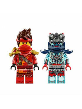 LEGO لعبة بناء دراجة نارية كاي من نينجاجو - لعبة دراجة نارية للتظاهر بالقيادة مع 2 شخصية صغيرة - كتل بناء للأولاد والبنات، من عمر 6 سنوات فما فوق - فكرة هدية لأعياد الميلاد - 71838