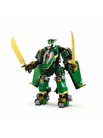 LEGO لعبة بناء طائرة ميكانيكية لويد نينجاجو - طقم بناء نموذجي للأولاد والبنات، من عمر 9 سنوات فما فوق - مجموعة ألعاب قابلة للتحويل للأطفال 5 شخصيات لعب نينجا صغيرة - فكرة هدية لأعياد الميلاد - 71845