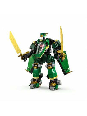 LEGO لعبة بناء طائرة ميكانيكية لويد نينجاجو - طقم بناء نموذجي للأولاد والبنات، من عمر 9 سنوات فما فوق - مجموعة ألعاب قابلة للتحويل للأطفال 5 شخصيات لعب نينجا صغيرة - فكرة هدية لأعياد الميلاد - 71845
