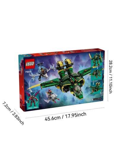 LEGO لعبة بناء طائرة ميكانيكية لويد نينجاجو - طقم بناء نموذجي للأولاد والبنات، من عمر 9 سنوات فما فوق - مجموعة ألعاب قابلة للتحويل للأطفال 5 شخصيات لعب نينجا صغيرة - فكرة هدية لأعياد الميلاد - 71845