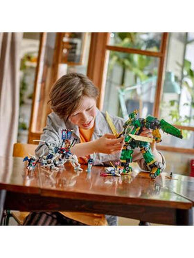 LEGO لعبة بناء طائرة ميكانيكية لويد نينجاجو - طقم بناء نموذجي للأولاد والبنات، من عمر 9 سنوات فما فوق - مجموعة ألعاب قابلة للتحويل للأطفال 5 شخصيات لعب نينجا صغيرة - فكرة هدية لأعياد الميلاد - 71845