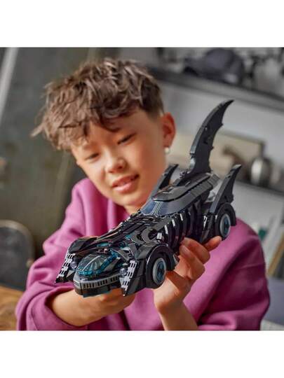 LEGO سيارة باتمان: باتمان إلى الأبد - لعبة سيارة باتمان للأطفال - لعبة بناء وتعلم للبنات والأولاد، من عمر 12 سنة فما فوق - سيارة نموذجية مع شخصية مصغرة مرفقة - فكرة هدية لأعياد الميلاد - 76304