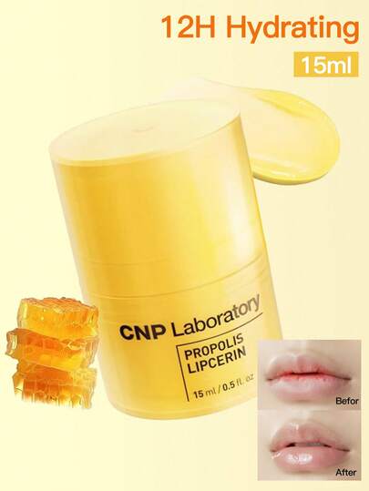 CNP بلسم شفاه عسل كوري 15مل، بروبوليس ليبسيرين 01 الأصلي، ترطيب لمدة 12 ساعة، قناع شفاه مانوكا ليلي، ترطيب مكثف لمدة 12 ساعة، العناية الكورية بالبشرة