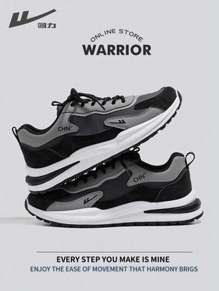 WARRIOR أحذية رياضية رجالية عصرية بطراز رجعي، أحذية جري مريحة في الربيع والخريف، بتصميم متواضع وأنيق، أحذية رياضية مناسبة للارتداء طوال العام، مقاومة للتآكل والارتداء اليومي، أحذية تدريب