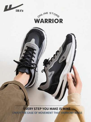 WARRIOR أحذية رياضية رجالية عصرية بطراز رجعي، أحذية جري مريحة في الربيع والخريف، بتصميم متواضع وأنيق، أحذية رياضية مناسبة للارتداء طوال العام، مقاومة للتآكل والارتداء اليومي، أحذية تدريب