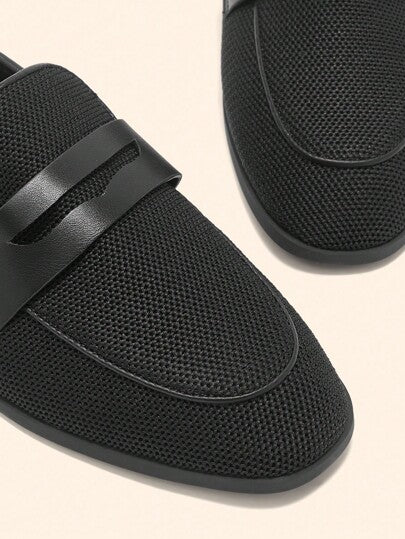 CUCCOO BASICS أحذية لوفر مسطحة سوداء أنيقة وراحة للنساء، مناسبة للتنقل والعطلات والمناسبات المختلفة