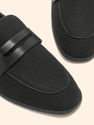 CUCCOO BASICS أحذية لوفر مسطحة سوداء أنيقة وراحة للنساء، مناسبة للتنقل والعطلات والمناسبات المختلفة