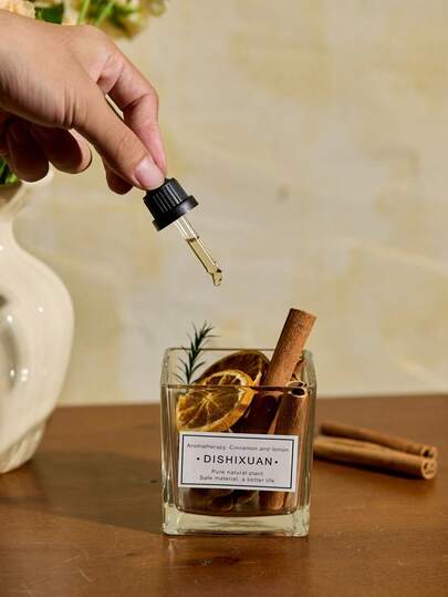 Cirelle كوب منتشر آمن للعطور بزيت القرفة الأساسي، منعش للهواء، عطر للغرفة، كوب للعلاج بالروائح طويل الأمد للاستخدام في الغرفة