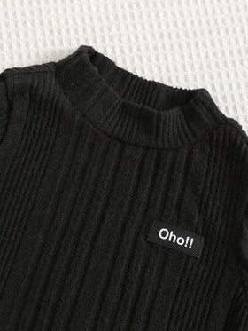 SHEIN 3 قطع طقم ملابس للأطفال الصبيان في فصل الخريف/الشتاء، ملابس علوية من الكوردوروي الجميل والمتعدد الاستخدامات، وبلوزة محبوكة طويلة وبنطلون، مناسب لحفلات عيد الميلاد والسهرات والمناسبات والأعراس وحفلات استقبال المواليد والمعمودية وعيد الميلاد الأول، طق