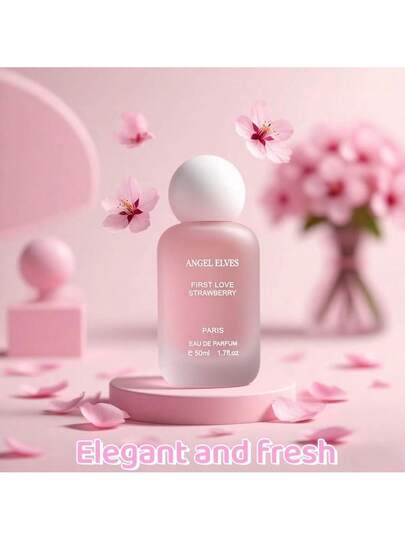 عطر فيري الملاك 50 مل، عطر نسائي برائحة وردة وردية، عطر طويل الأمد، رائحة الورد، بدون كرة، مولود للحب، أنيق وجذاب، يبرز ثقة المرأة