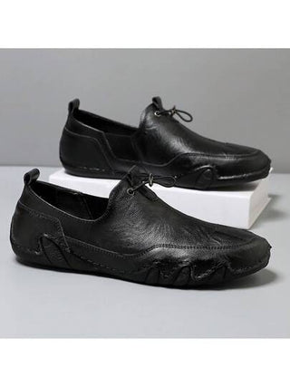 بوت رجالية كاجوال يدوية الصنع، بوت رجالية مصممة مع شريط مطاطي وسحاب، بوت جلدية مريحة وقابلة للتنفس، بوت رياضية رجالية خارجية مقاومة للانزلاق وعالية التحمل، بوت رياضية للربيع والخريف