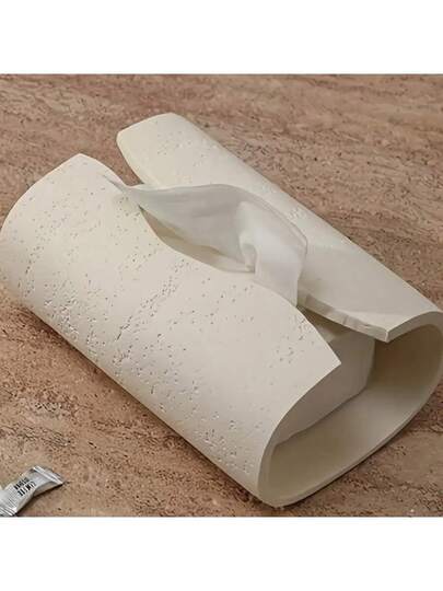 1 قطعة صندوق مناديل من الراتنج بتصميم منحني مقاس 7.8 بوصة * 5.3 بوصة * 3.4 بوصة ، موزع مناديل على المكتب ، تصميم أنيق وبسيط ، مناسب للمطعم والحمام وغرفة المعيشة والمغسلة ، ديكور منزلي إبداعي وإكسسوار حمام ، هدية مثالية لحفلات العطلات