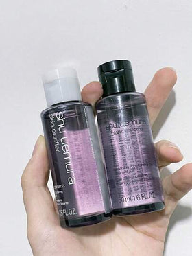 Shu Uemura زيت تنظيف مصفي وملمع من شو أوميورا [ميني] بلانك كروما 50 مل / مزيل البقع الداكنة وغسول تقشير وتفتيح البشرة / زيت مرطب ومزيل للمكياج وزيت تنظيف / مزيل مكياج يوحد لون البشرة ويلمعها بلطف لإطلالة مشرقة ولامعة