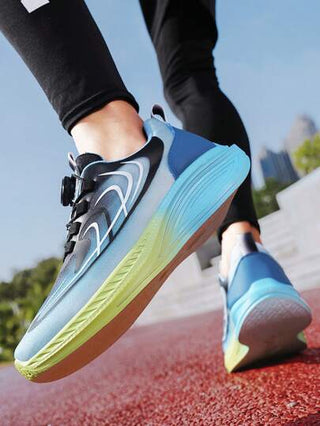 أحذية رياضية شبكية تنفس للمراهقين الذكور في فصل الخريف - إغلاق مزدوج بإبزيم وأربطة، خفيفة الوزن وذات نعل ناعم - مانعة للانزلاق وماصة للصدمات للذهاب للمدرسة والجري وحصة التربية البدنية والارتداء اليومي - تصميم عصري منخفض الأعلى