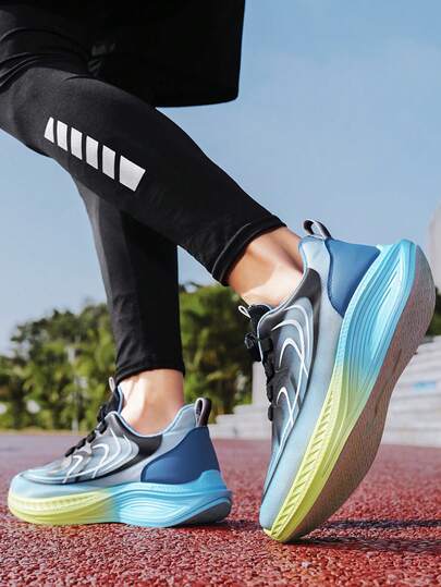 أحذية رياضية شبكية تنفس للمراهقين الذكور في فصل الخريف - إغلاق مزدوج بإبزيم وأربطة، خفيفة الوزن وذات نعل ناعم - مانعة للانزلاق وماصة للصدمات للذهاب للمدرسة والجري وحصة التربية البدنية والارتداء اليومي - تصميم عصري منخفض الأعلى