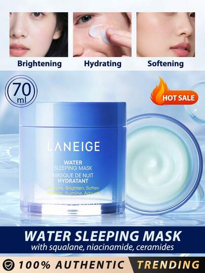 قناع النوم LANEIGE HYDRA-FIT 70مل / يضيء ويرطب ويُنعم / قناع نوم كوري يرطب بعمق ويجدد إشراقة البشرة طوال الليل. [تغليف عشوائي (نمطان)]
