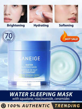 قناع النوم LANEIGE HYDRA-FIT 70مل / يضيء ويرطب ويُنعم / قناع نوم كوري يرطب بعمق ويجدد إشراقة البشرة طوال الليل. [تغليف عشوائي (نمطان)]