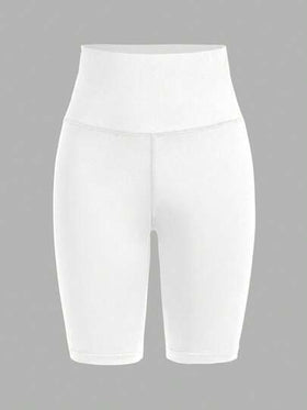 SHEIN EZwear بنطلون قصير واسع المرونة منسوج للسيدات الصيفي للإرتداء العارض