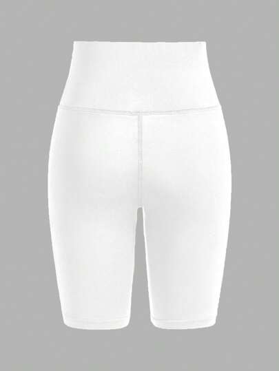 SHEIN EZwear بنطلون قصير واسع المرونة منسوج للسيدات الصيفي للإرتداء العارض