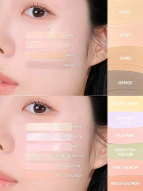 HOLIKA HOLIKA مخفي العيوب المفضل لدي 07 وردي فاتح، متعدد الوظائف، سهل لإنشاء مكياج خالي من العيوب. تغطية عالية، قابل للتراكم، قابل للامتزاج لمظهر مكياج طبيعي. سعة كبيرة، مناسب لجميع ألوان البشرة. 2 جرام/0.07 أونصة، مستحضرات تجميل كورية