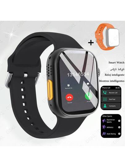 ساعة ذكية، مكالمات/طلب السلكي، أوضاع رياضية متعددة، تنبيه المكالمات الواردة والرفض، تذكير الرسائل، تذكير الرسائل النصية، هدية عيد ميلاد، هدية عيد