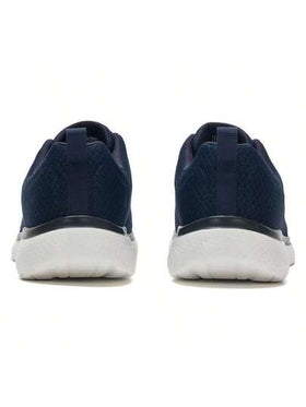 Skechers أحذية رياضية كاجوال للرجال بنعل إيفا، خفيفة الوزن ومريحة، مناسبة للارتداء اليومي والسفر، باللون الأزرق الداكن