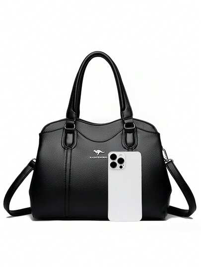 حقائب يد جلدية ناعمة أصلية للنساء، حقيبة كتف فاخرة ذات سعة كبيرة، حقائب يد مصممة فاخرة بتصميم عتيق