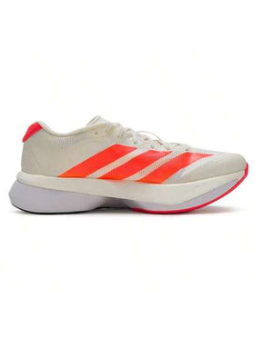 Adidas أحذية الجري للرجال ADIZERO BOSTON 13 M، من قماش الشبكة العلوي، أحذية الجري السريع المريحة والمتنفسة، أحذية رياضية خارجية للجري على الطرق، أحذية رياضية رياضية مربوطة بالأربطة HQ7412