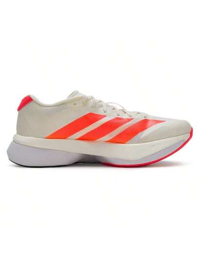 Adidas أحذية الجري للرجال ADIZERO BOSTON 13 M، من قماش الشبكة العلوي، أحذية الجري السريع المريحة والمتنفسة، أحذية رياضية خارجية للجري على الطرق، أحذية رياضية رياضية مربوطة بالأربطة HQ7412