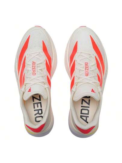Adidas أحذية الجري للرجال ADIZERO BOSTON 13 M، من قماش الشبكة العلوي، أحذية الجري السريع المريحة والمتنفسة، أحذية رياضية خارجية للجري على الطرق، أحذية رياضية رياضية مربوطة بالأربطة HQ7412
