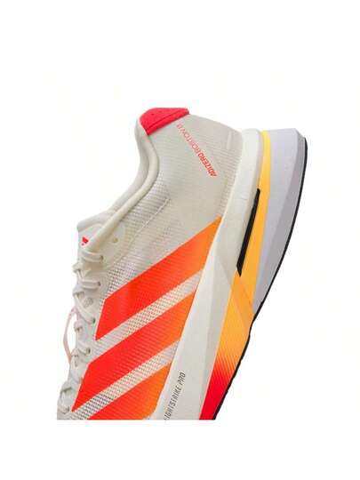 Adidas أحذية الجري للرجال ADIZERO BOSTON 13 M، من قماش الشبكة العلوي، أحذية الجري السريع المريحة والمتنفسة، أحذية رياضية خارجية للجري على الطرق، أحذية رياضية رياضية مربوطة بالأربطة HQ7412