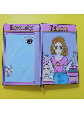 طقم حرفي لكتاب هادئ للعناية بالجمال والبشرة DIY، منتج غير مكتمل يتطلب الحرف اليدوية