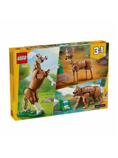 LEGO مجموعة كتل بناء الحصان الجميل 31166 من ليغو للأطفال