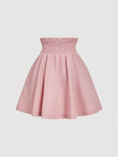 SHEIN MOD تنورة أنيقة ذات خصر عالي وجرس مزينة بالخرز الاصطناعي بطراز قصر أنيق، مناسبة للأسلوب الكولومبي، المواعيد، الحفلات، المناسبات، حفلات الشاي، ملابس أعياد الميلاد